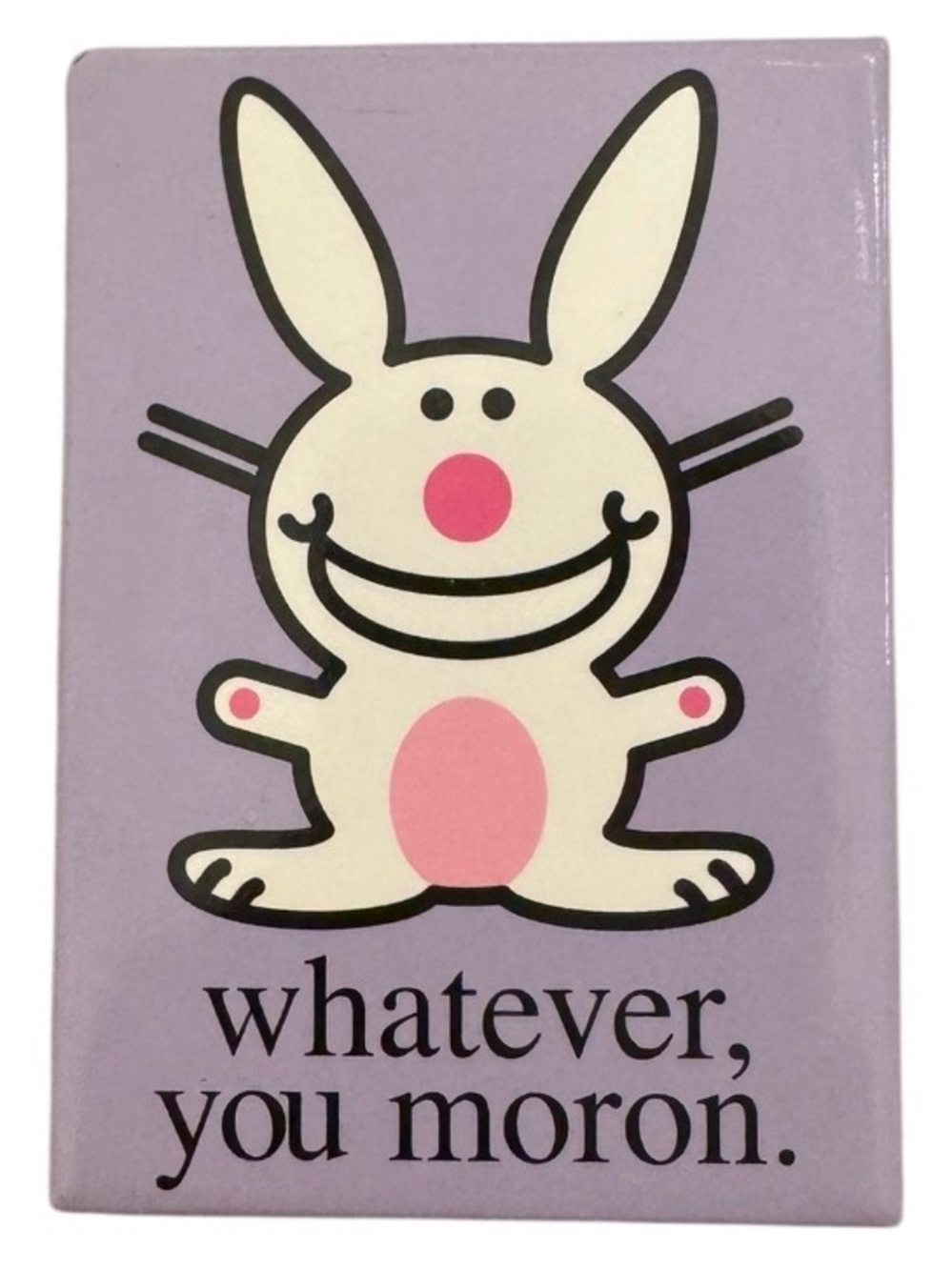 Vintage It's Happy Bunny rare magnet collectible nostalgia Y2K gift whatever
